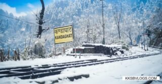 Winter Time Kandaghat Railway Line In Winter