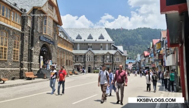 Jhakhu Hanuman Temple View From Ridge Shimla Jhakhu Hanuman Temple View From Ridge Shimla