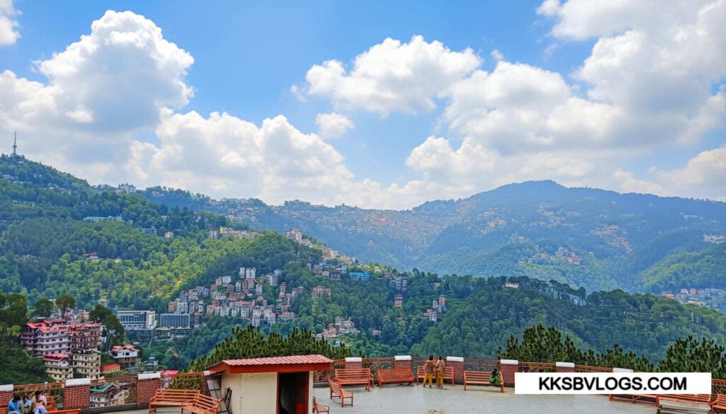 shimla view From Sankat Mochan Temple