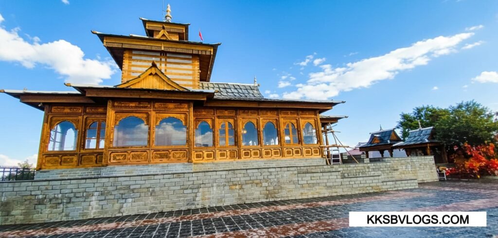Pagoda-Style Himachali Design In Tara Devi temple Shimla