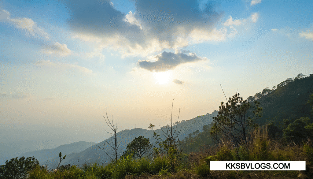 Sunset Point At Kasauli Himachal Pradesh