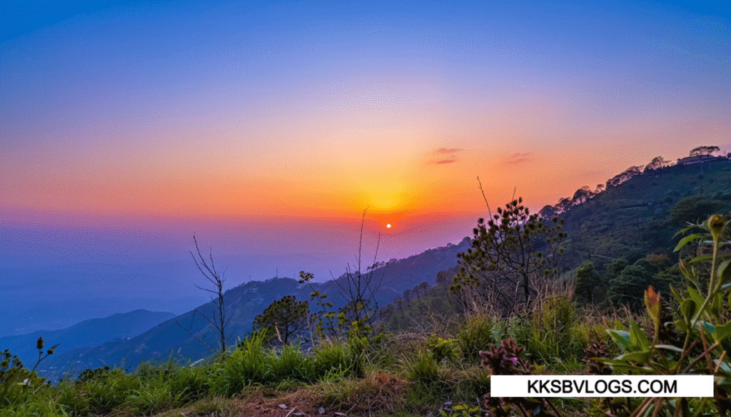 Sunset Point At Kasauli Himachal Pradesh