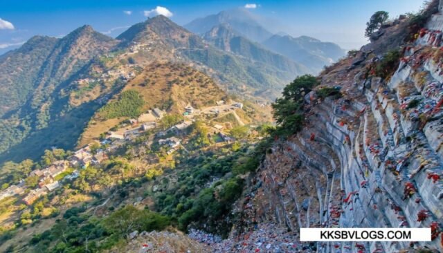 View From Temple In Naina Devi
