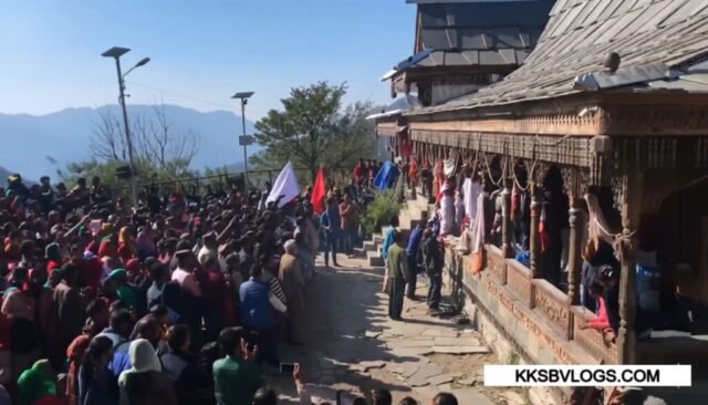 Festival Season Crowd In Shirgul Temple Shaya