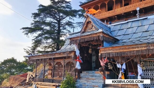 Temple Wooden Architecture & Natural Setting in Shaya temple