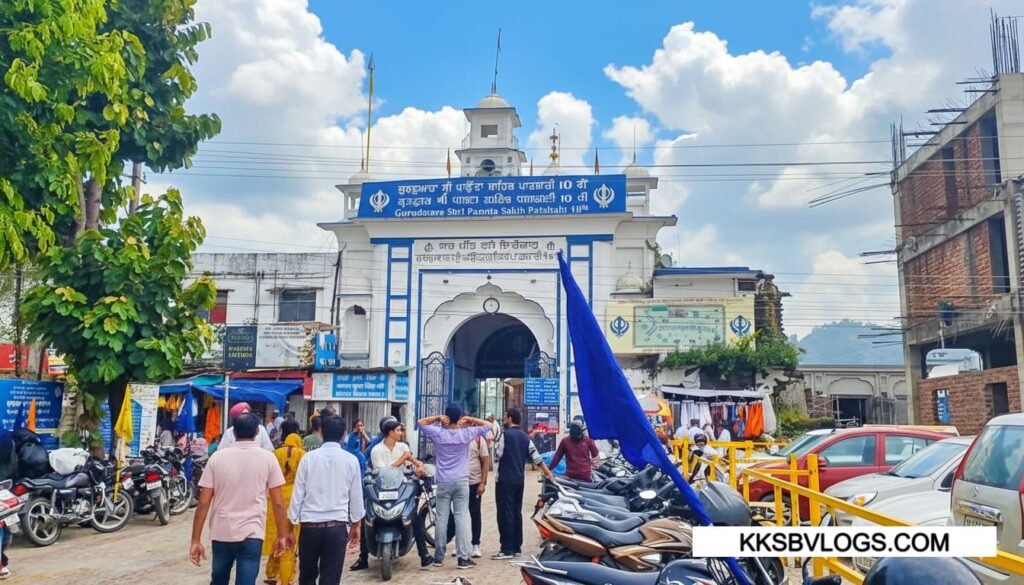 Gurdwara Paonta Sahib Yamuna River in Sirmaur district of Himachal Pradesh