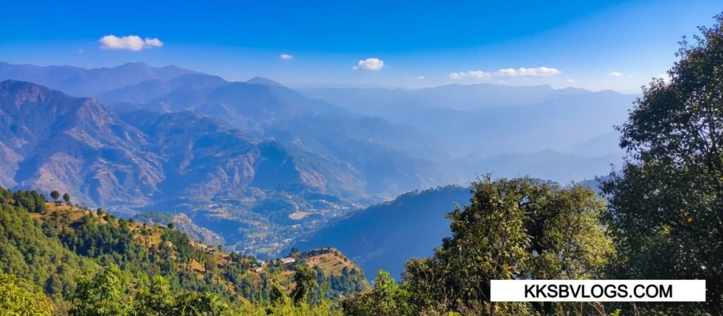 Clear weather in badi dhar temple hill area