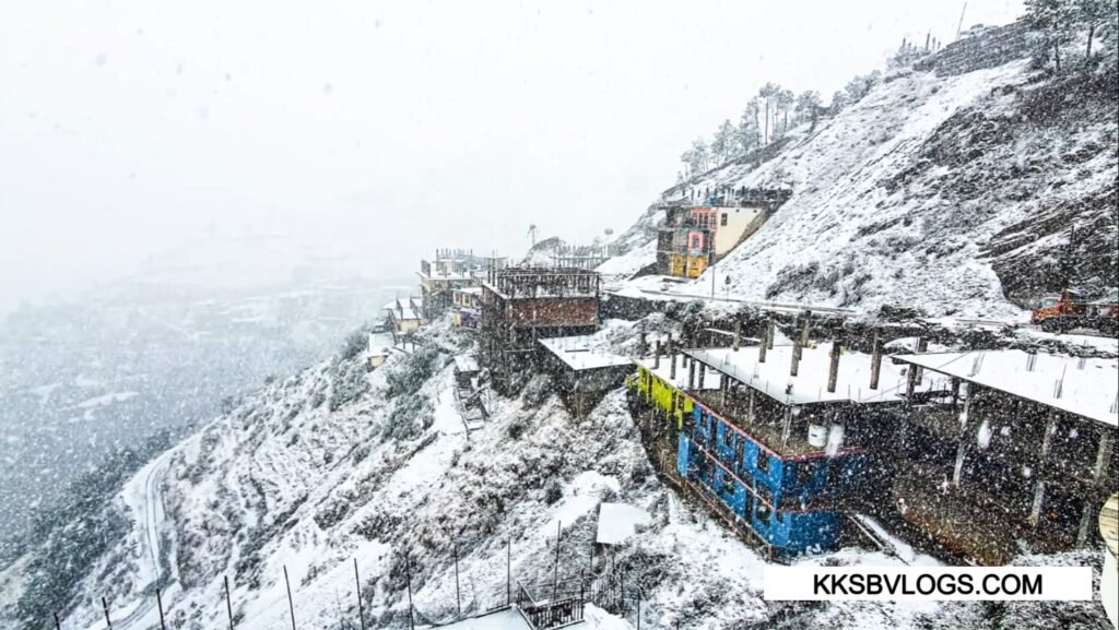 Snow fall in shilaai town Of Sirmaur