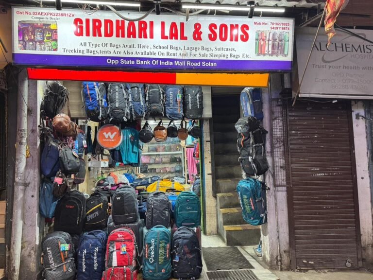 Girdhari Lal & Sons best bag shop of solan
