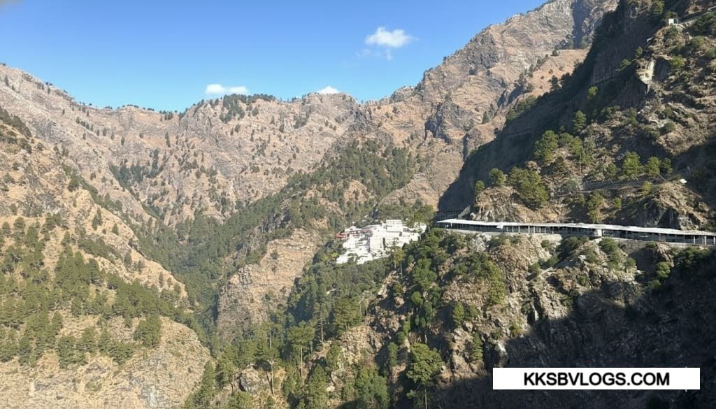 1st View From Trek In Maa Vaishno Temple