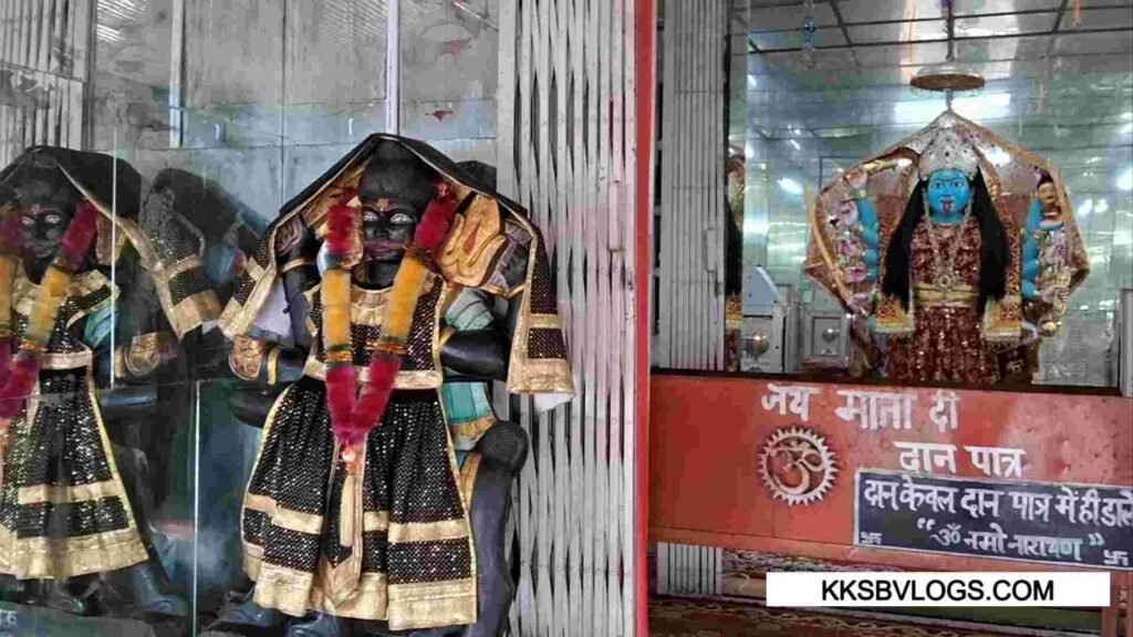 Inside the kaali tibba temple Hanuman g Maa kaali  temple god idol