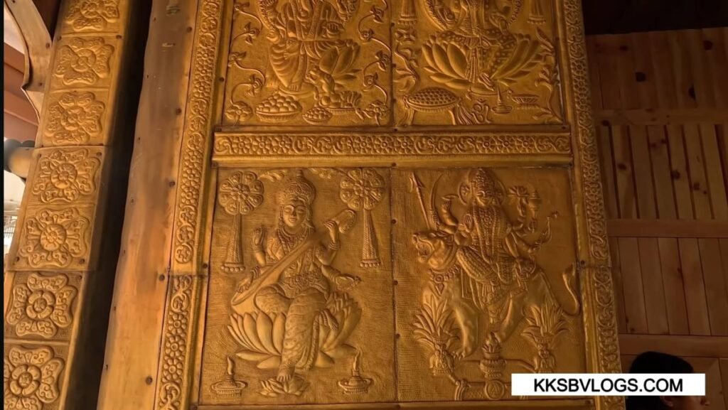 Detaling in doors of bhimakali temple.