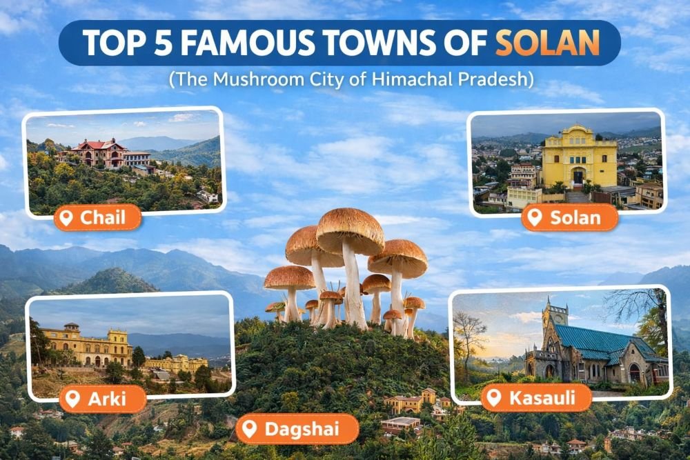 Top 5 Famous Towns In Solan Himachal Pradesh