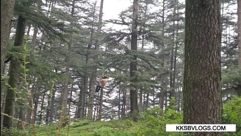 fun activity enjoying by naldehra golf course