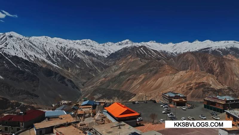 View From Nako Village  Of Mountains